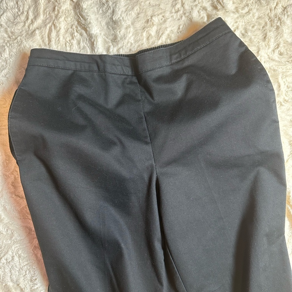 Alfred Dunner Black Pull On Pants Size 8 Stretch Comfort Waist - Picture 4 of 5
